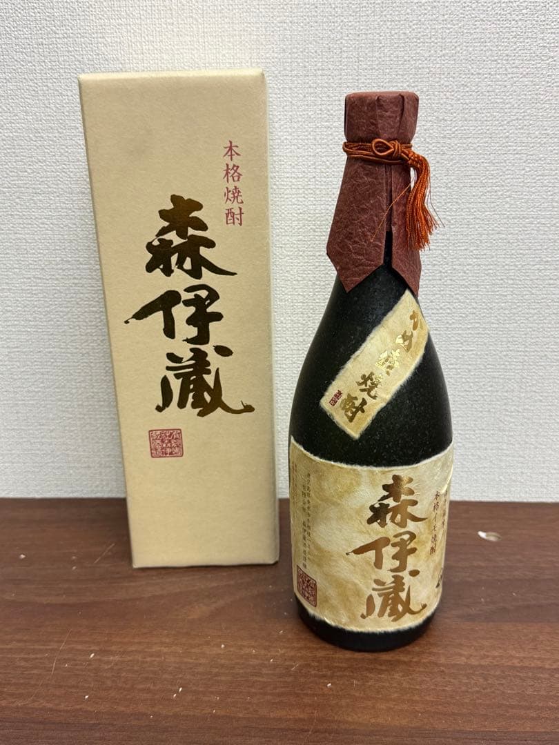 【未開封品】芋焼酎 かめ壺焼酎 森伊蔵 金ラベル720ml