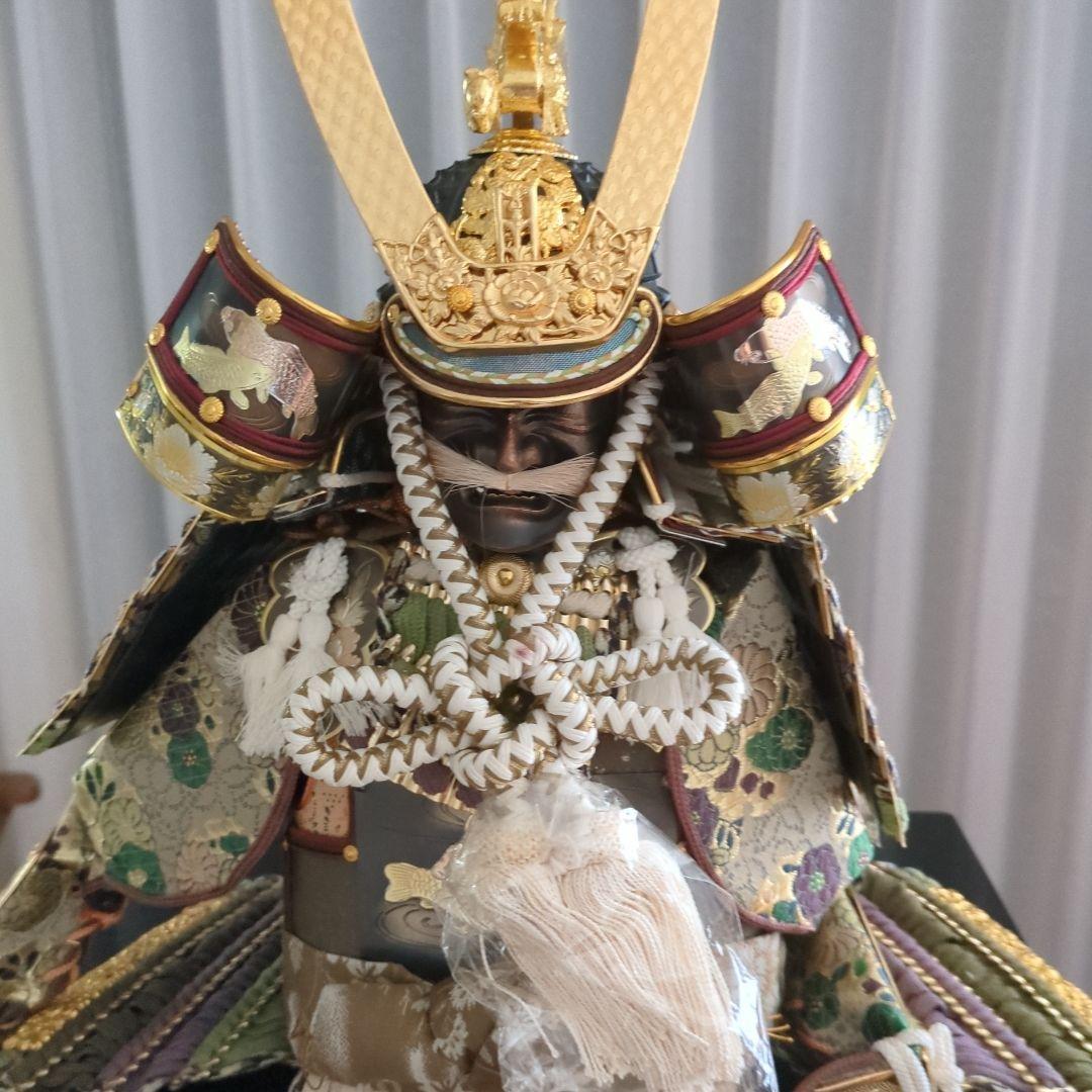 【お値下❗️】五月人形　大鎧　 京都島津　ほぼ未使用保管　高さ約76cm　送料込