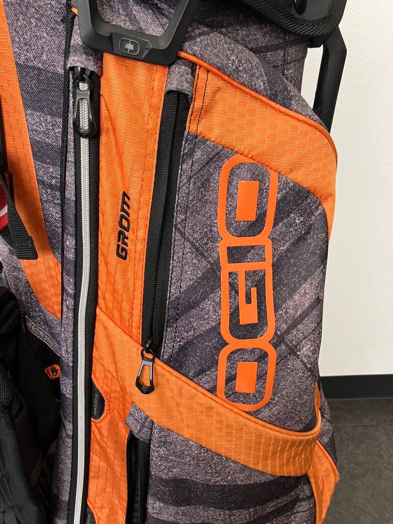 値下げ！OGIO ゴルフバッグ・キャディバッグ　14分割　オレンジ　スタンド