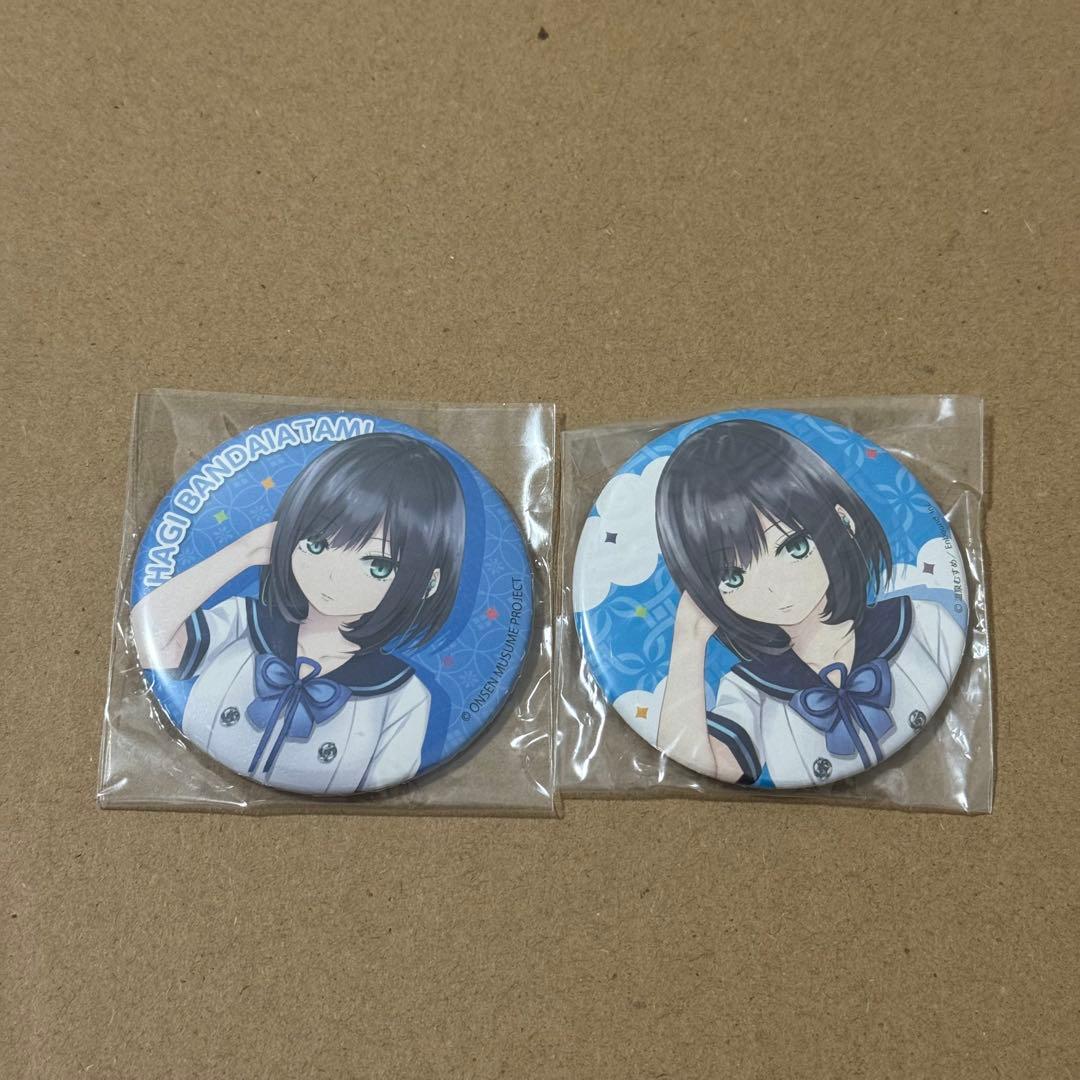 温泉むすめ　缶バッジ　磐梯熱海　新旧　セット