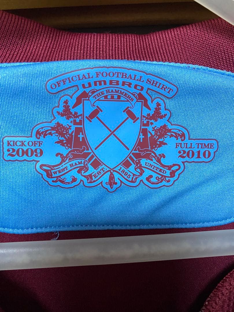 ウエストハム 09/10 ユニフォーム ホーム 半袖　プレミア　サッカー　レア