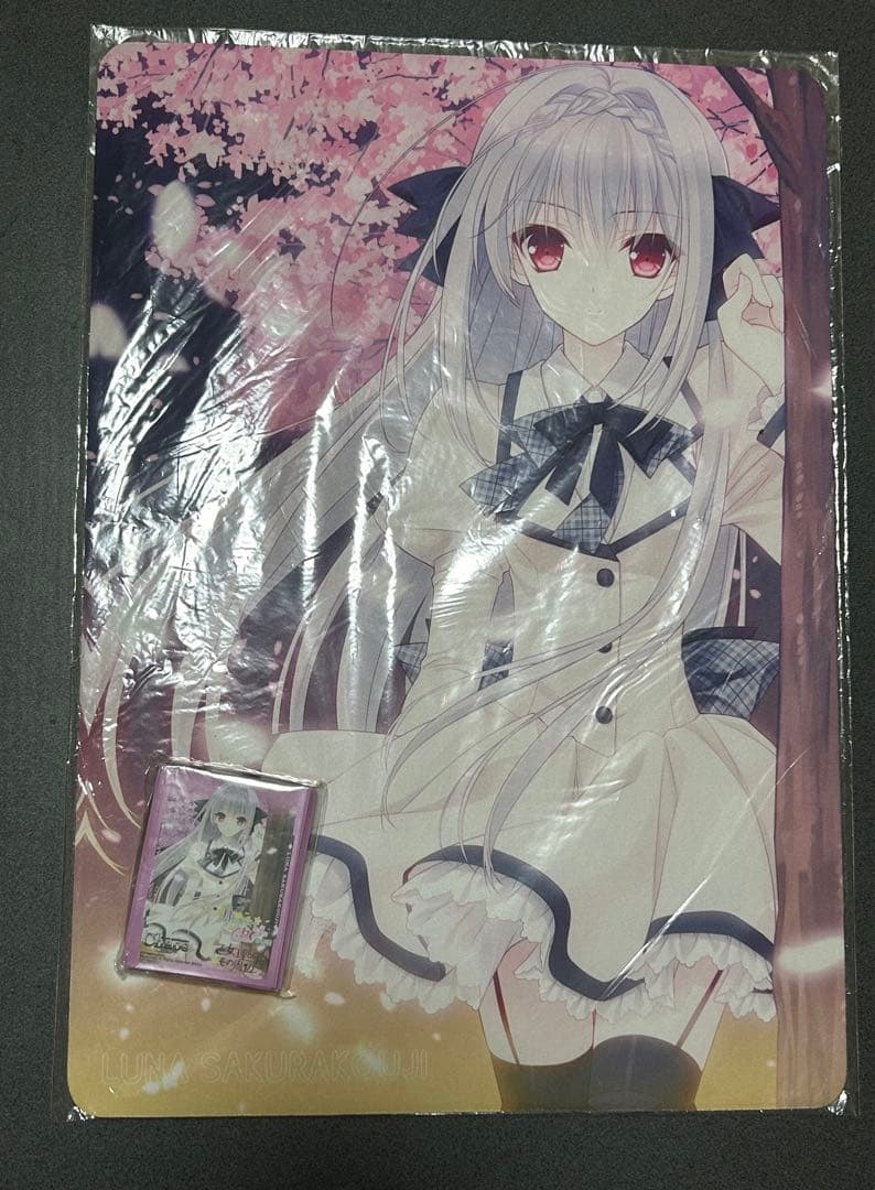 月に寄りそう乙女の作法 桜小路ルナ 金銀キャンペーン スリーブ　プレイマット
