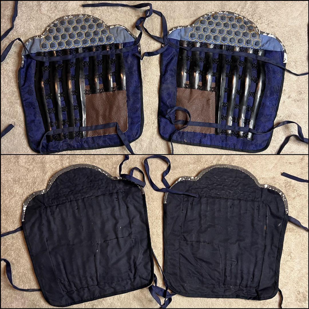 超美品！『薩摩国住光忍十一代作』日本 甲冑 錆胴鉄錆鋲当世具足『鎧 一式』等身大