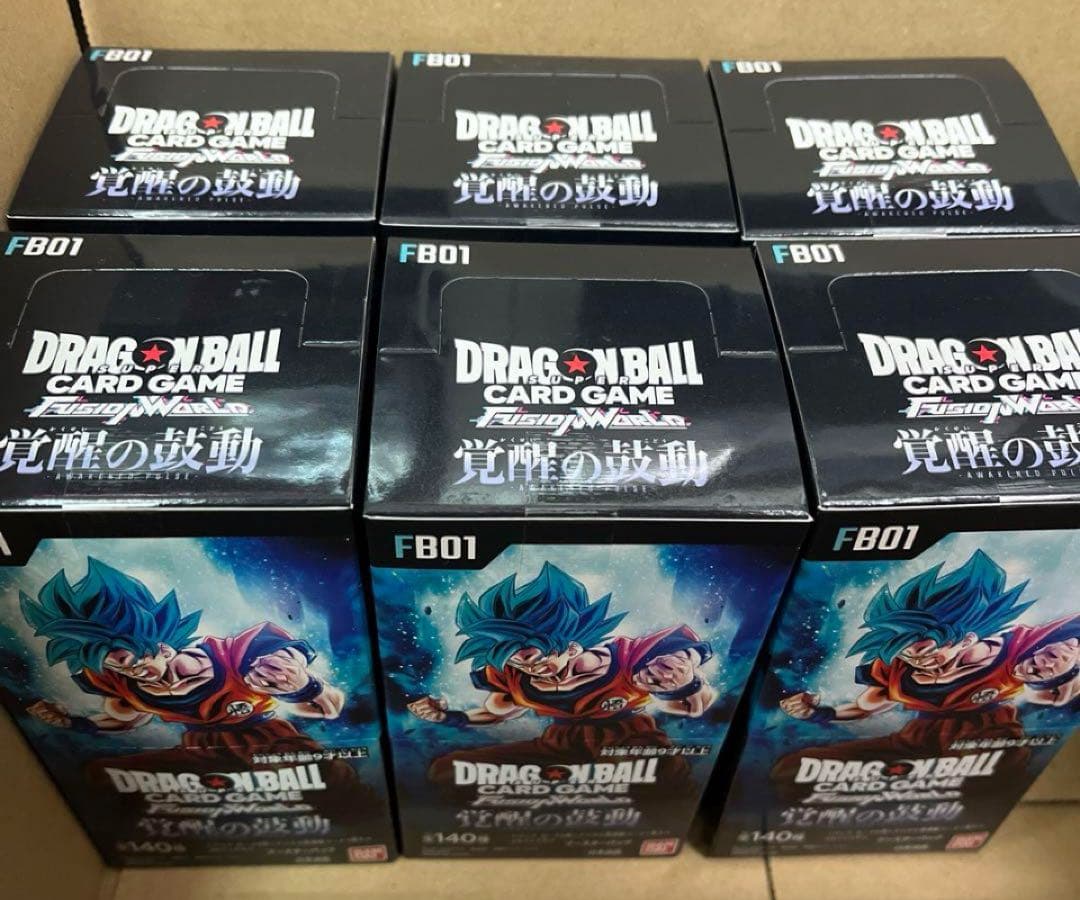 【1カートン＋6BOX】ドラゴンボール フュージョンワールド 覚醒の鼓動FB01