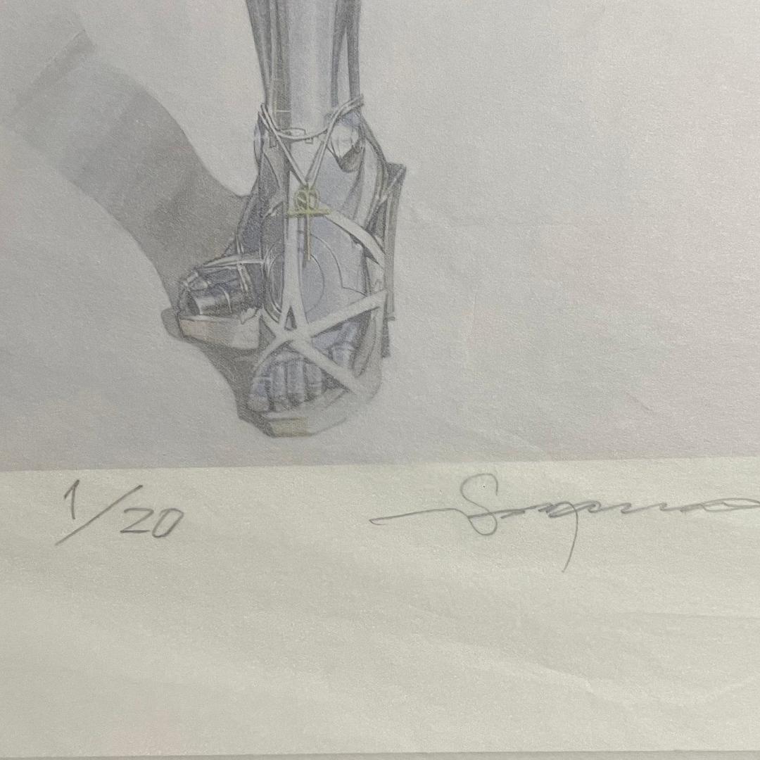 空山基 HAJIME SORAYAMA マリリン・ロボット 直筆サイン 1/20