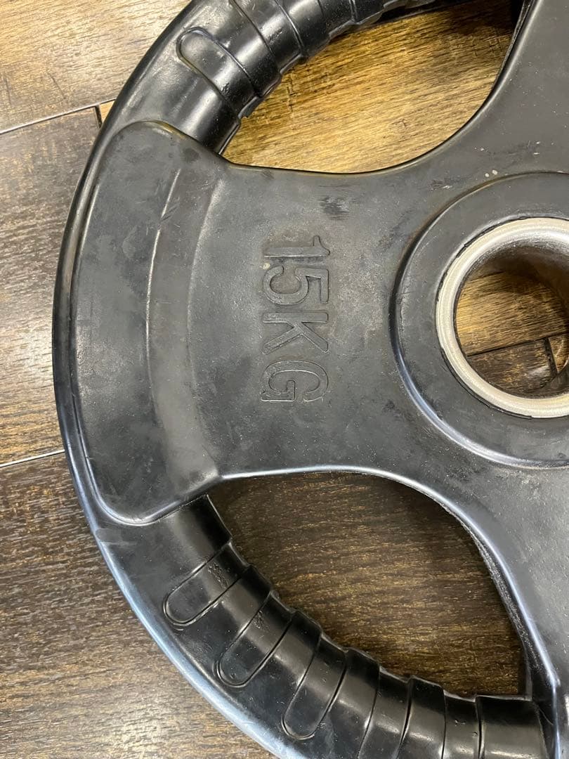 Φ 50mm 3グリップ ラバープレート 20kg×2枚セット