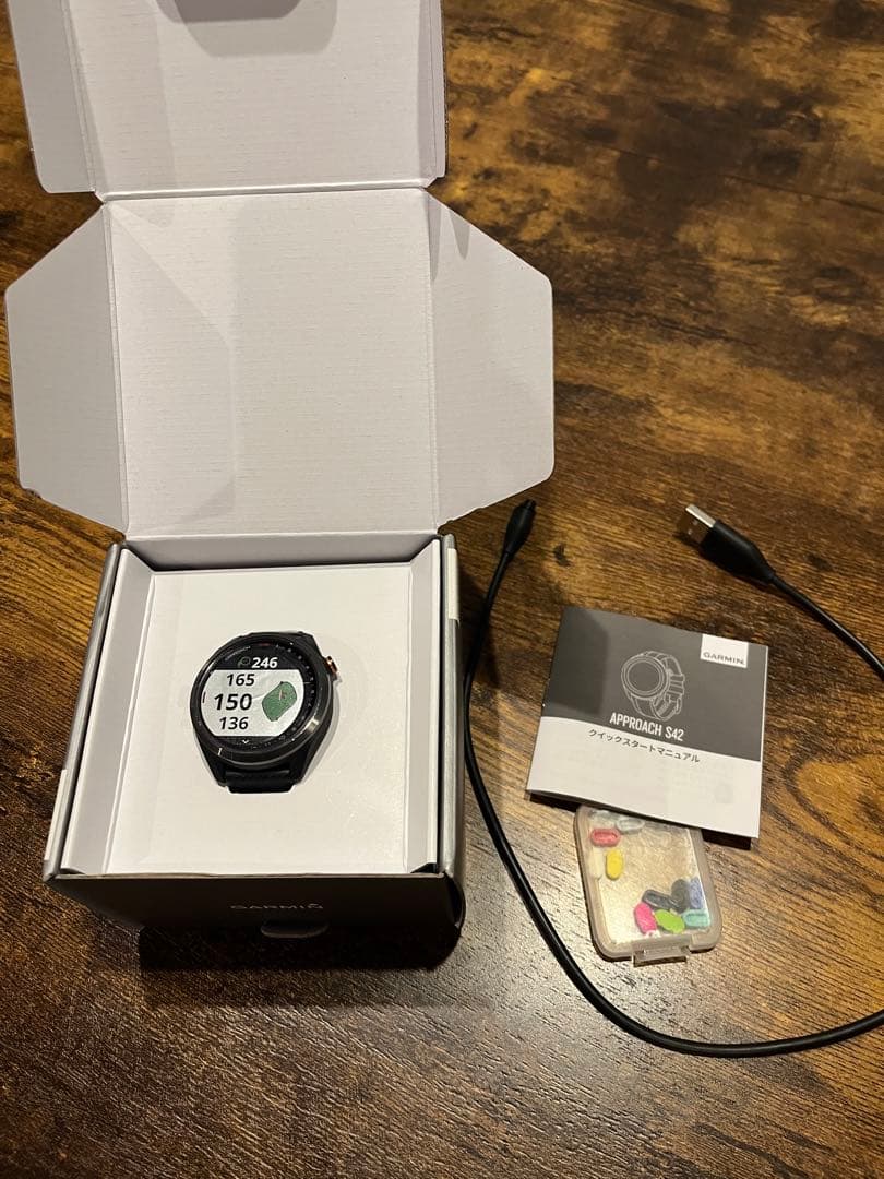 ひげ！！！GARMIN APPROACH S42 GPSゴルフウォッチ