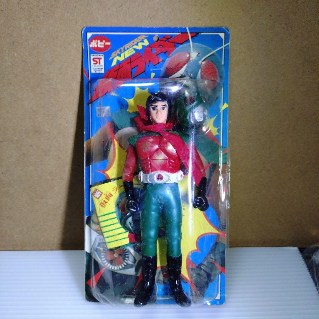 ポピー 新仮面ライダー スカイライダー 面取り ソフビ 右配置 未開封