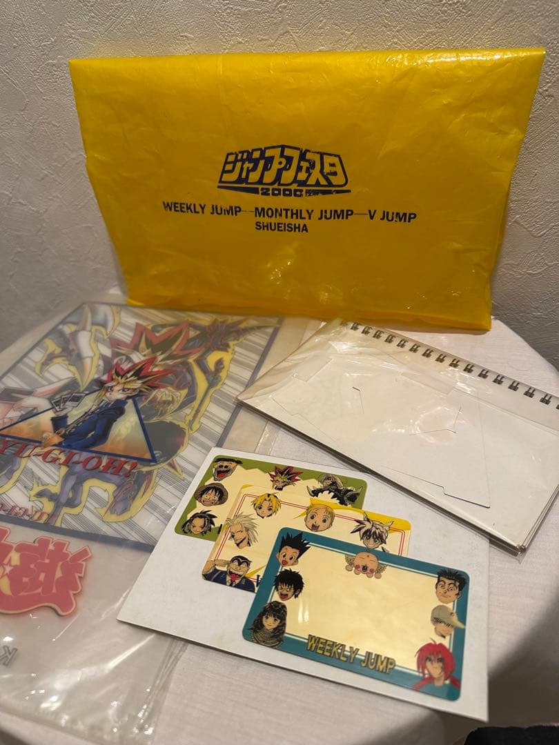 【未使用品】遊戯王 ジャンプフェスタ2000 限定 カレンダー クリアファイル