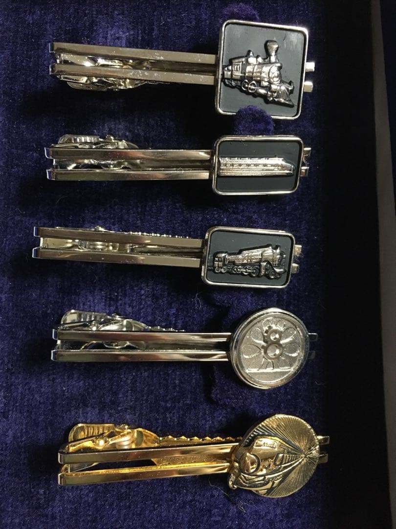 ネクタイピン　新幹線開業記念(岡山－博多)