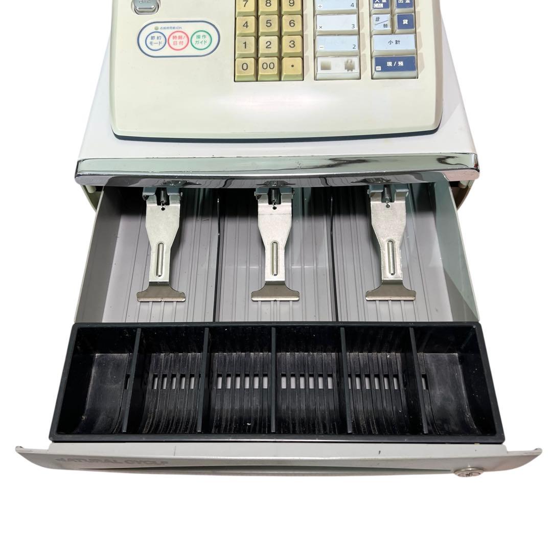 【鍵・未使用レシート付き】CASIO TE-M80 電子レジスター