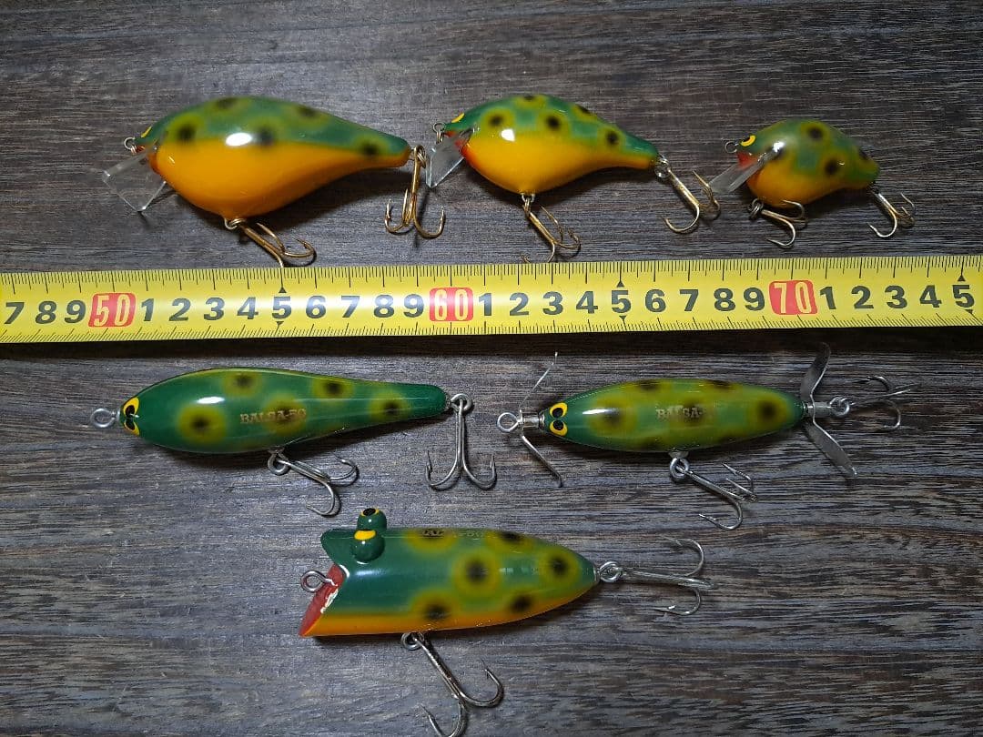 バルサ50　フロッグカラー　6個セット