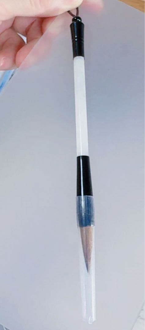 R2-2327天然本翡翠《本物保証》 筆 翡翠　一点物 魔除け