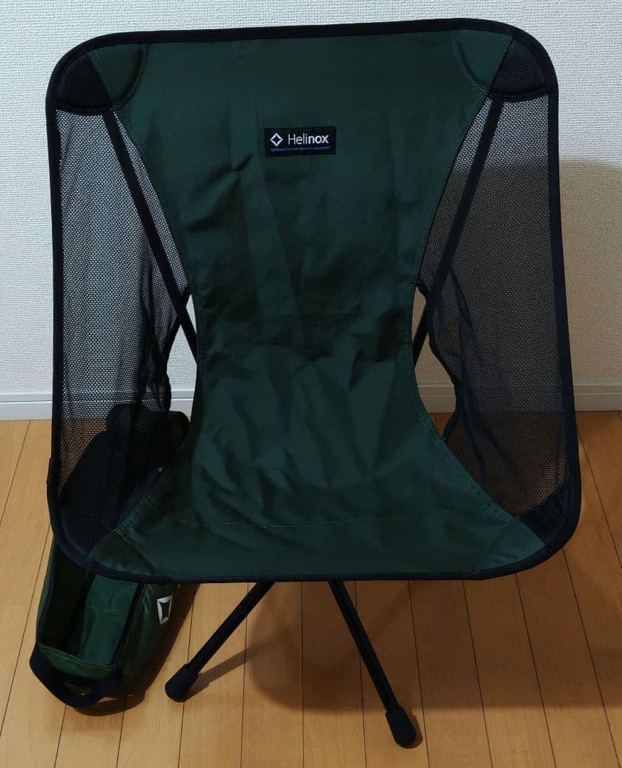Helinox スウィベルチェア 軽量 収納バッグ付き グリーン