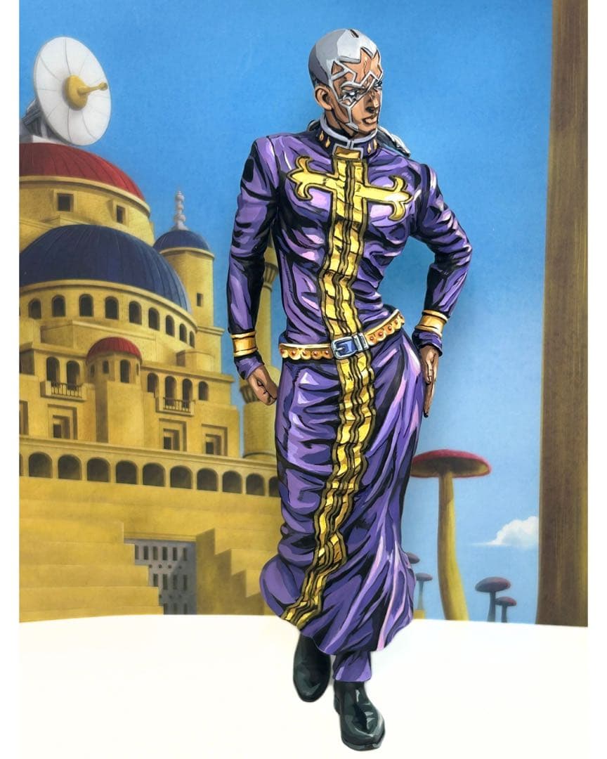 ジョジョの奇妙な冒険　フィギュア　二次元　リペイント　一番くじ　プッチ　ジョジョ