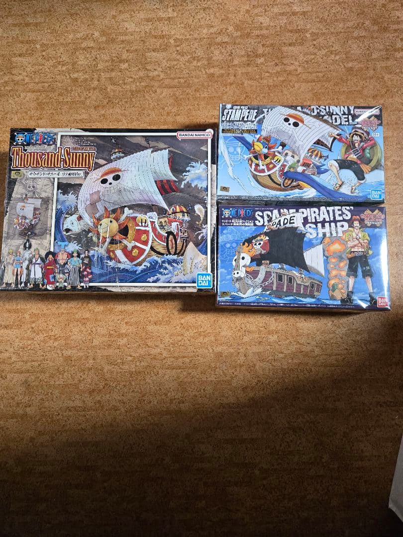 本日限定ワンピースプラモデルセット