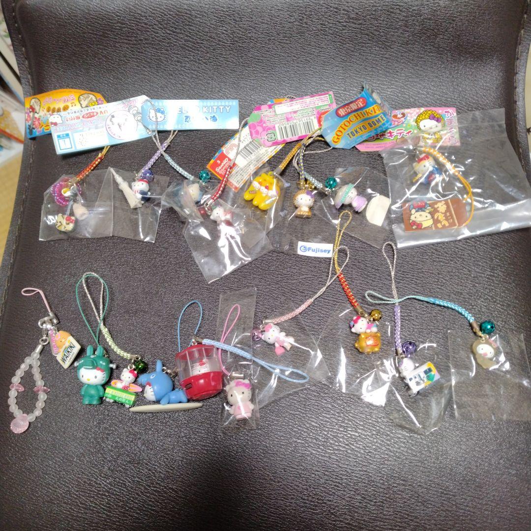みやざきさん専用ハローキティ ストラップ ご当地　18個セット（レア根付けあり）