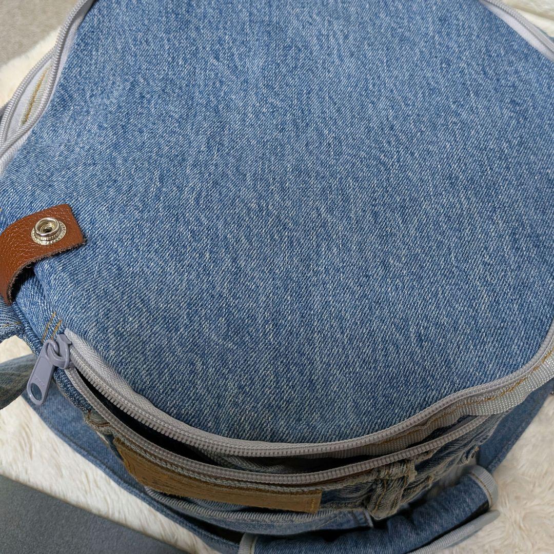 ルシアンエサヨ　タンブールインディゴブルー　斜めがけ　付属品セット