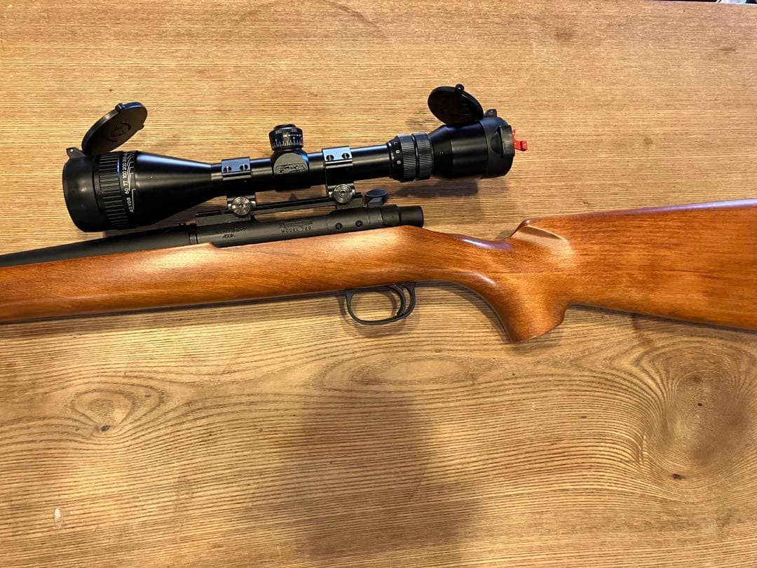 スナイパーライフル 木製ストック スコープ付き