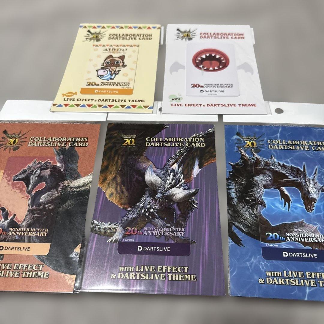 ダーツライブカード モンハン 20周年記念 DARTSLIVE