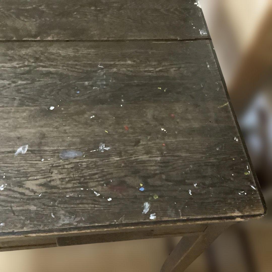 昭和レトロ　机　学習机　勉強机　作業台　テーブル　ヴィンテージ　アンティーク