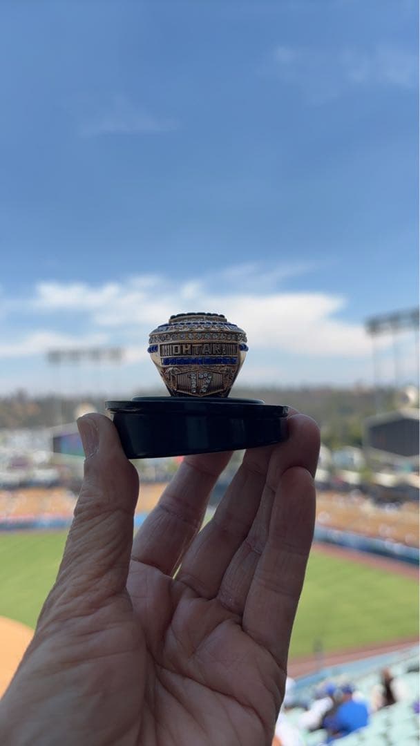 大谷翔平 チャンピオンリング ワールドシリーズ ドジャース ドジャースタジアム