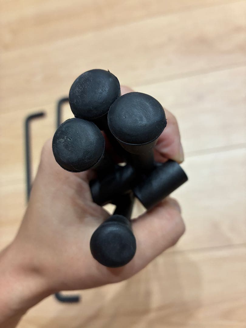 葉月　BLACK DESIGN　プレート　２枚付き（ツリー柄）　アイアンラック