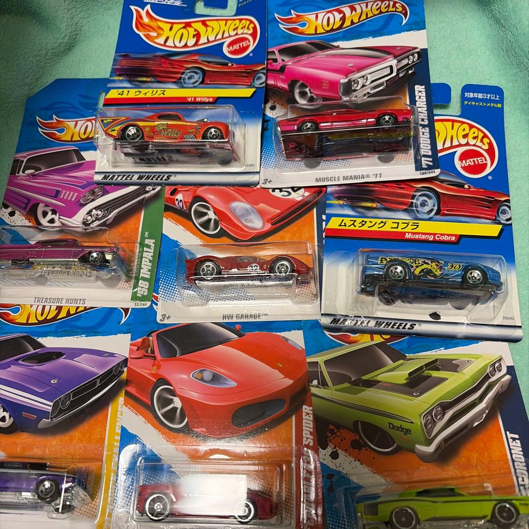 ホットウィール ミニカーセット 8台