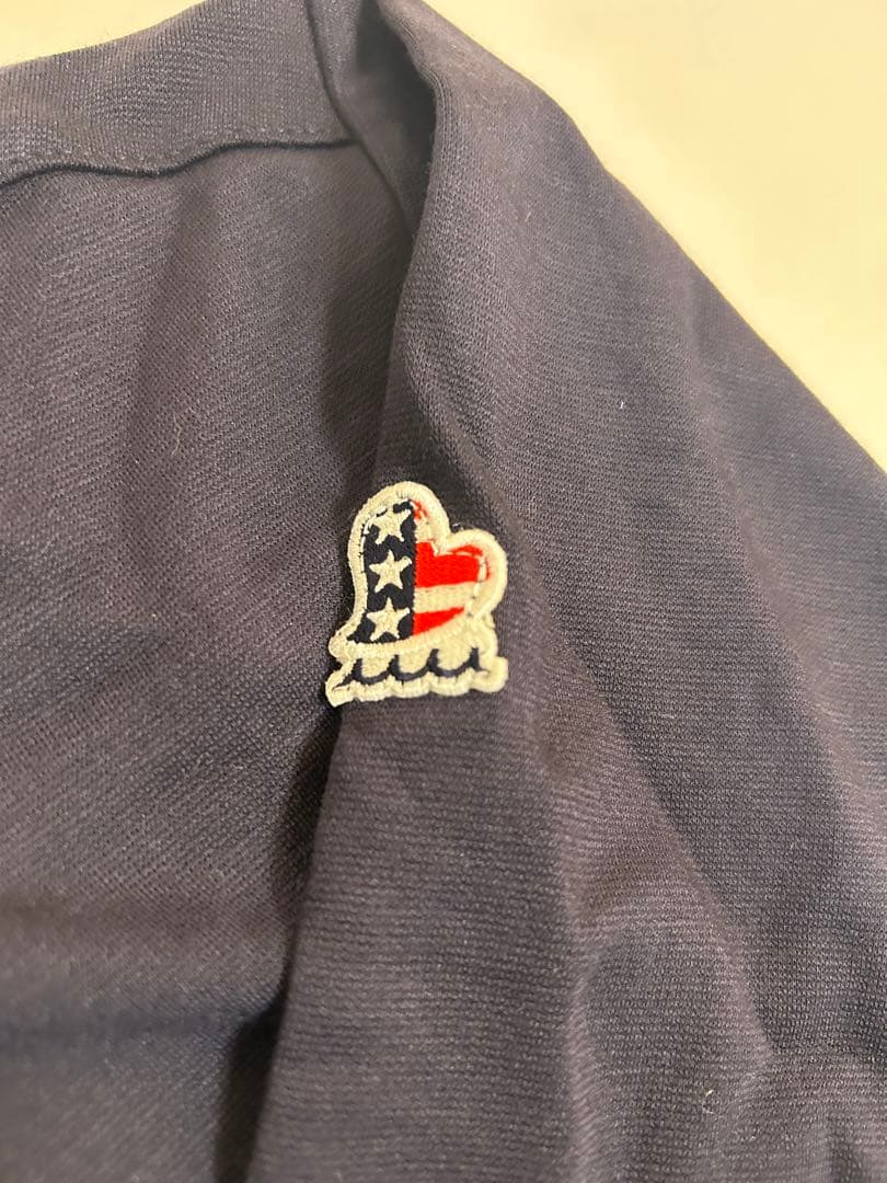 定価18000円　ムータマリン　ダークブルー 長袖ポロシャツ 新品タグ付き