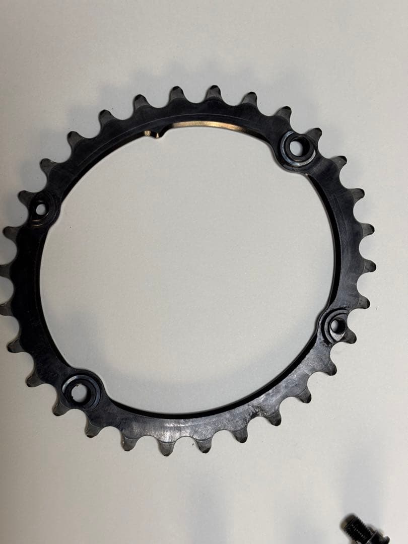 アブソリュートブラック46/30 楕円リング　アウターリング✖️2