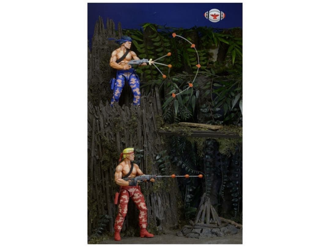 NECA 魂斗羅 コントラ ビル・ライザー ランス・ビーン フィギュア 未開封品