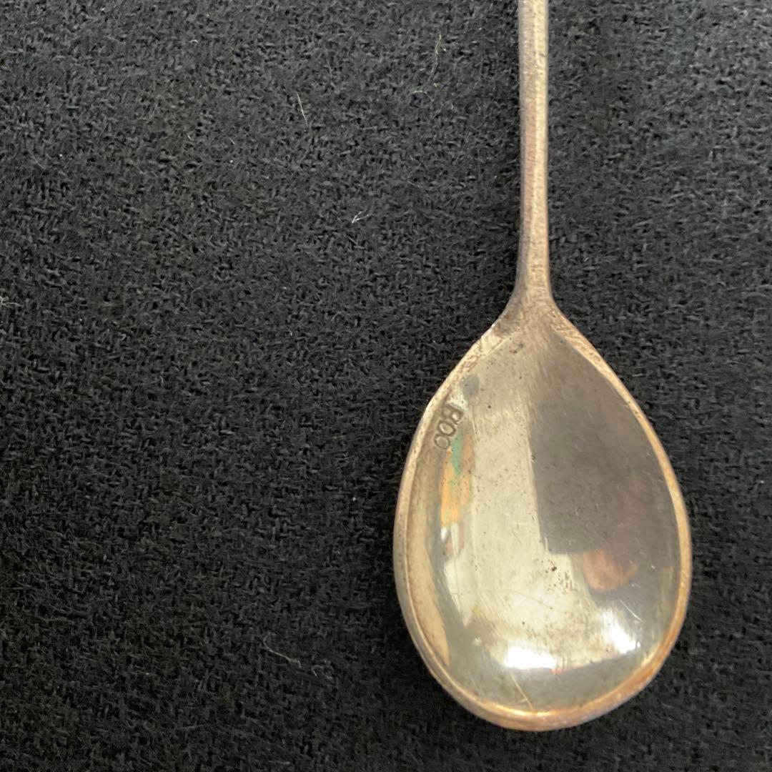 シルバスプーン 4本セットアンティーク(800の刻印)