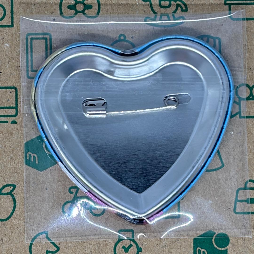 μ's ハート型缶バッジ 9点セット シリーズ15周年x全国遊園地コラボ