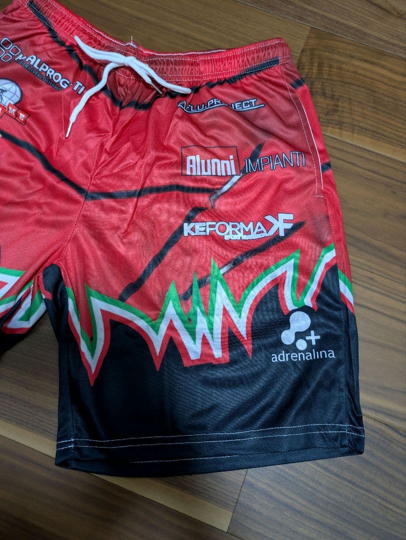 ☆石川祐希　ペルージャ　ユニフォーム　バレーボール　ゲームパンツ　パンツ　レッド