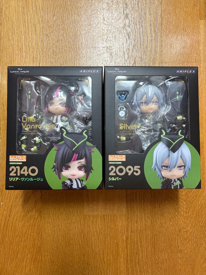 【新品未開封】ねんどろいど ツイステ リリア・ヴァンルージュ シルバー　セット