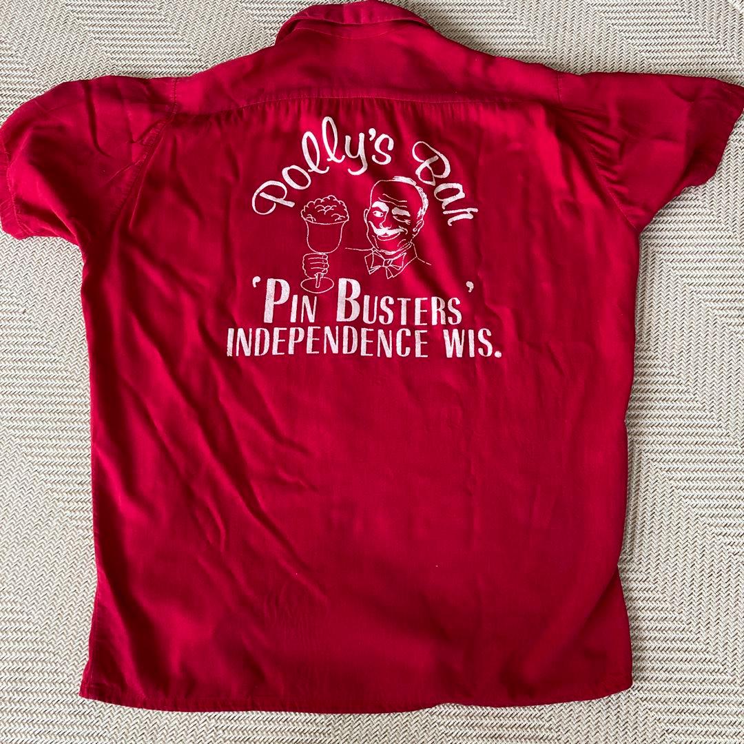 ELMER ボウリングシャツ 赤