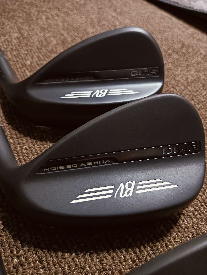 ふくきなこ vokayウェッジ SM10 ジェットブラック3本セット