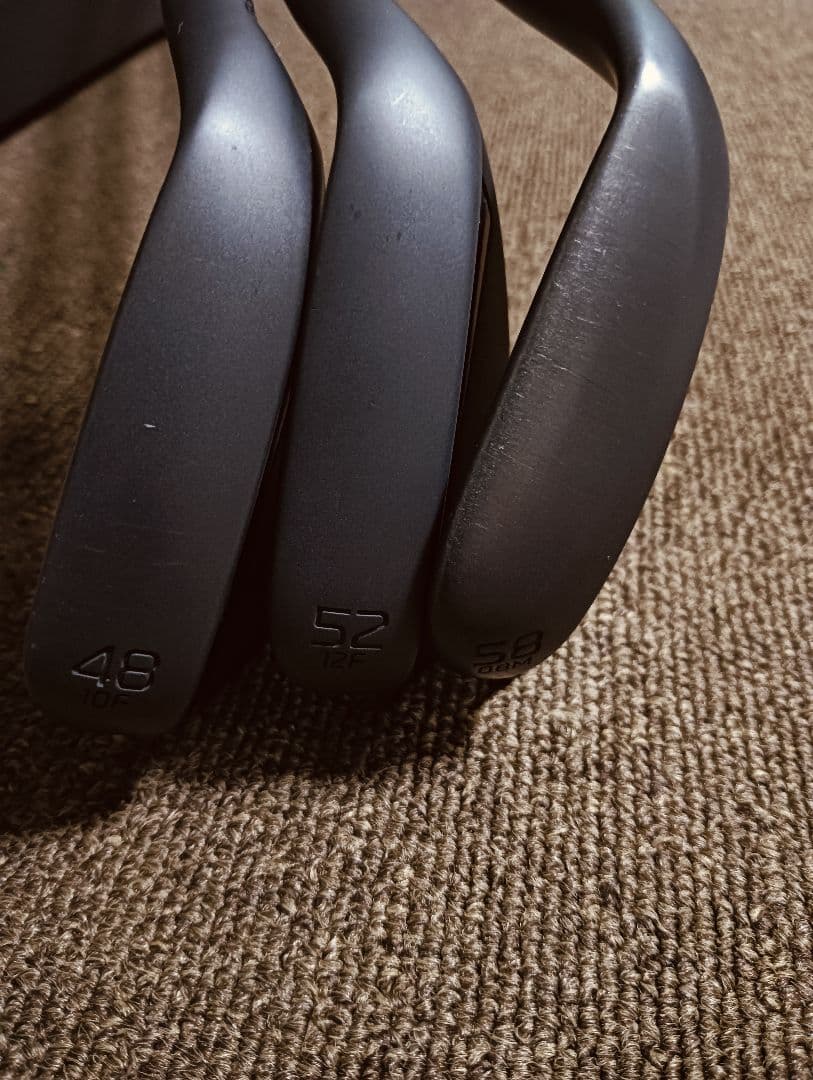 ふくきなこ vokayウェッジ SM10 ジェットブラック3本セット