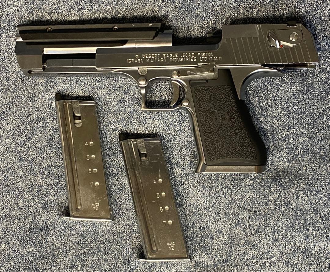 東京マルイ デザートイーグル クロームステンレス ガスブロ レイル 予備マガジン