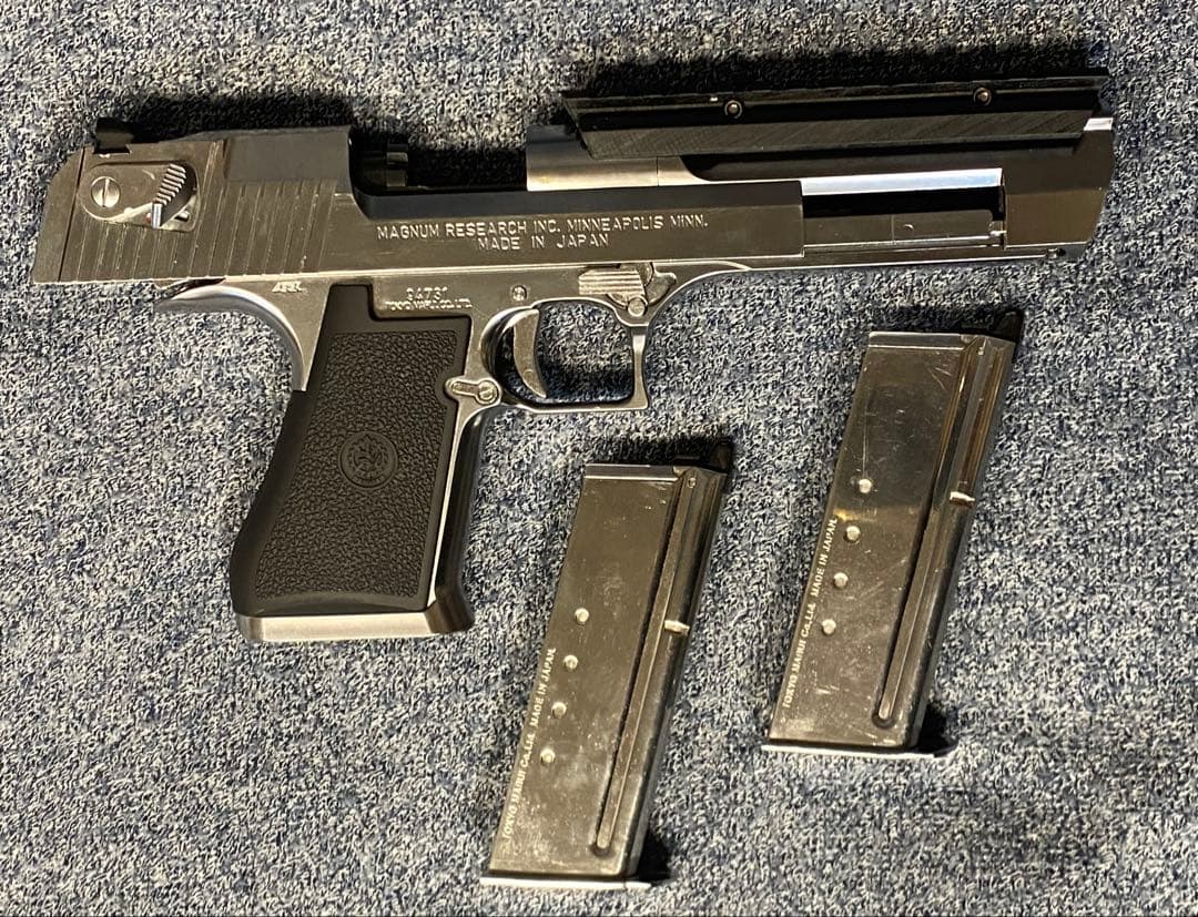 東京マルイ デザートイーグル クロームステンレス ガスブロ レイル 予備マガジン