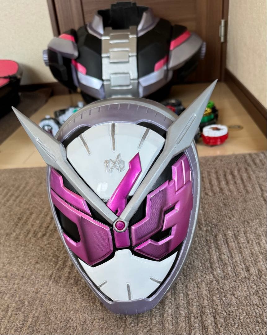 まさ★ 仮面ライダー アトラク マスク 甲冑 ベルト コスプレ セット