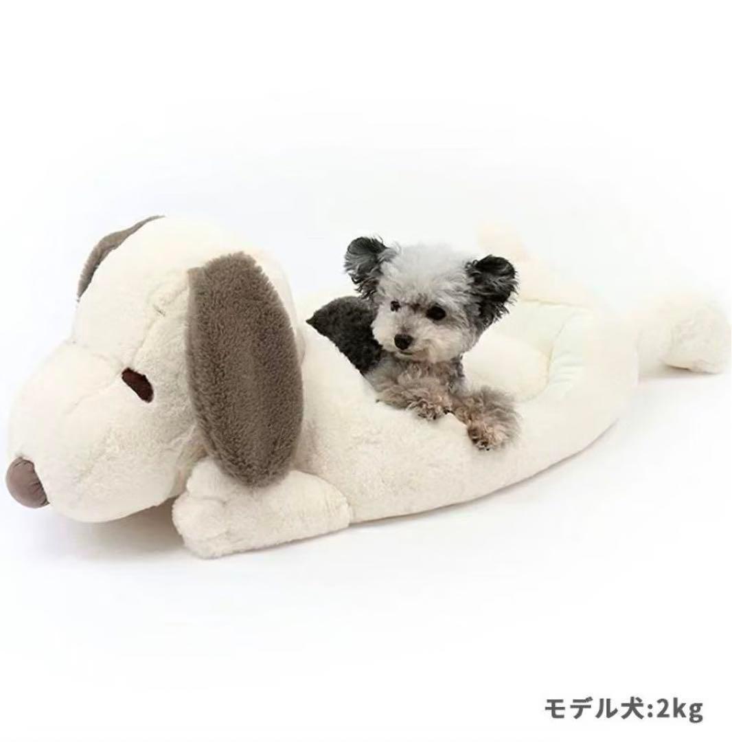 12/16迄お値下げ‼︎ペットパラダイス ☆スヌーピー ベッド　ハウス　クッション