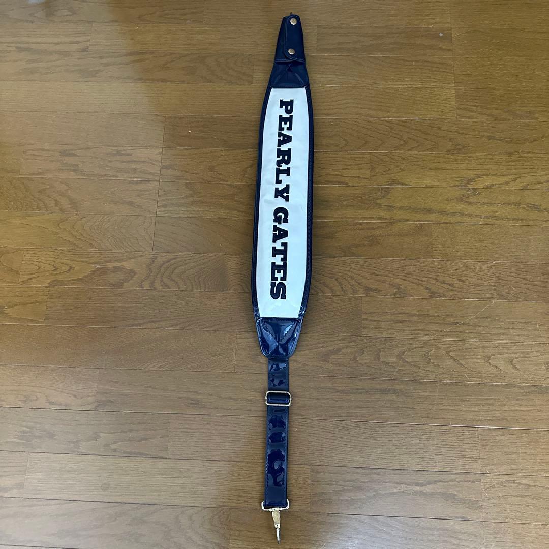 PEARLY GATES キャディバッグ ホワイト・ネイビー