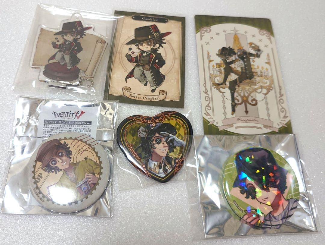 第五人格 探鉱者 ファンタジーシリーズ バトラーズカフェ 缶バッジ