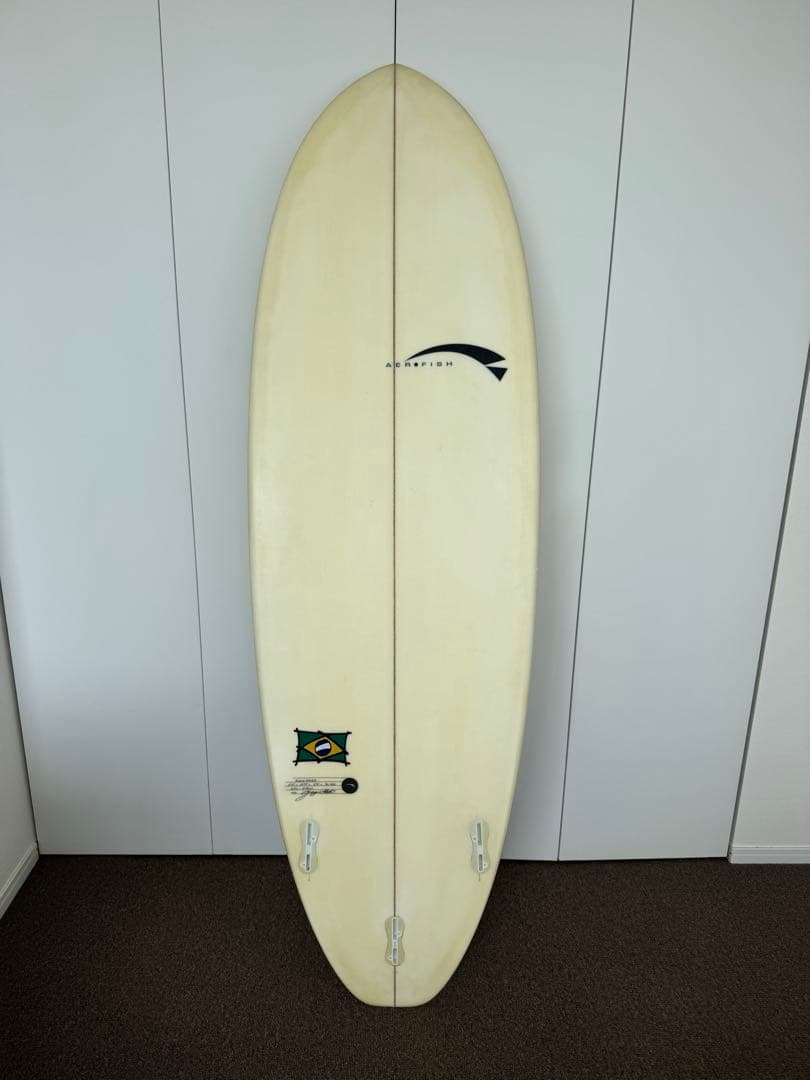 【中古】ブラジル Aerofish Good time ショートボード 3フィン
