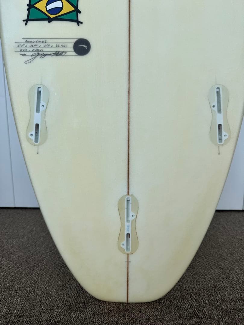 【中古】ブラジル Aerofish Good time ショートボード 3フィン