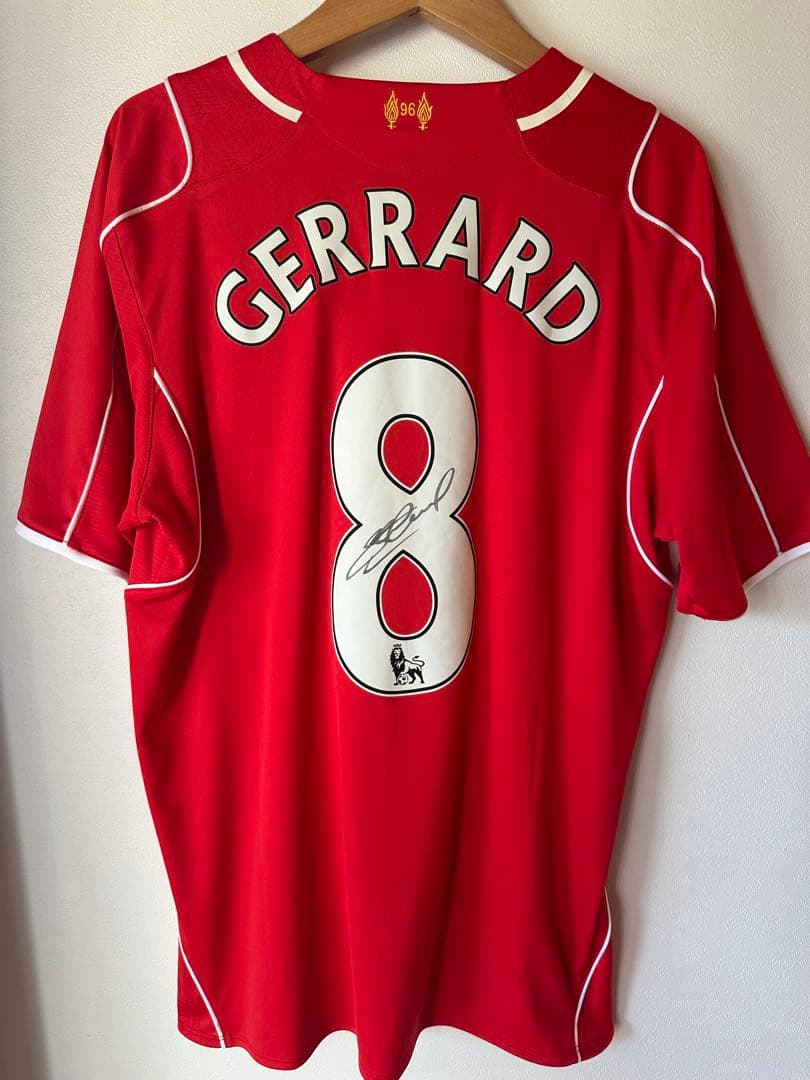 リバプール Liverpool スティーブン ジェラード サイン入りユニフォーム