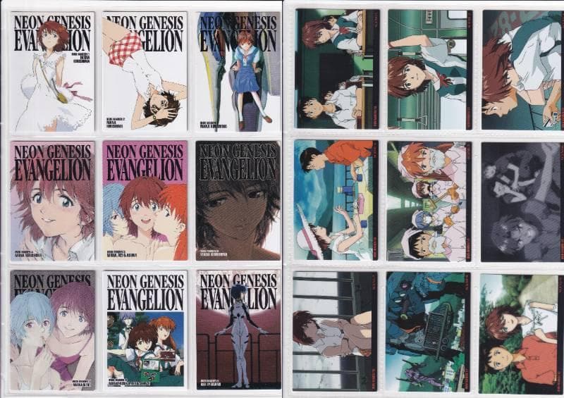 エヴァンゲリオン　カードダスマスターズ参集　３集　全種フルコンプ　バインダー付