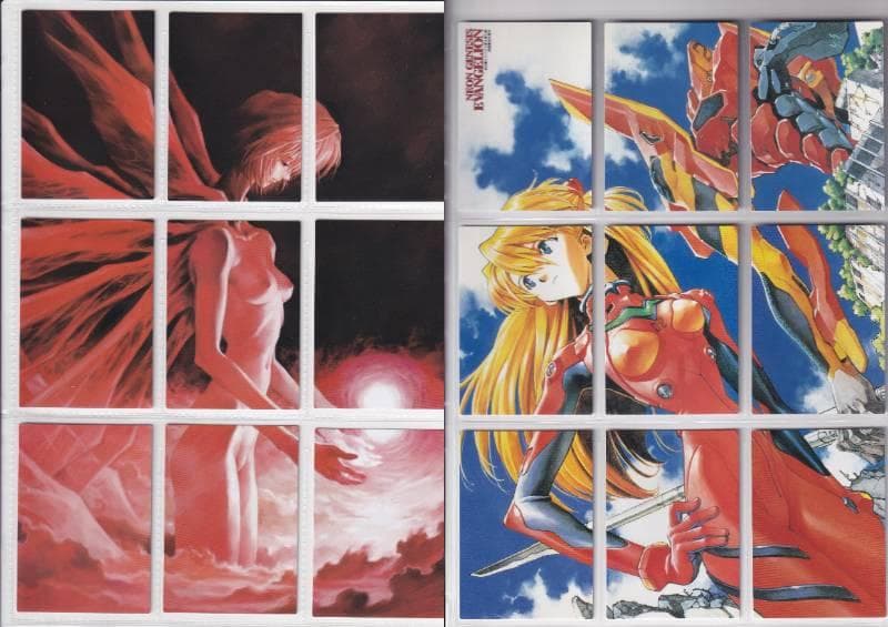 エヴァンゲリオン　カードダスマスターズ参集　３集　全種フルコンプ　バインダー付