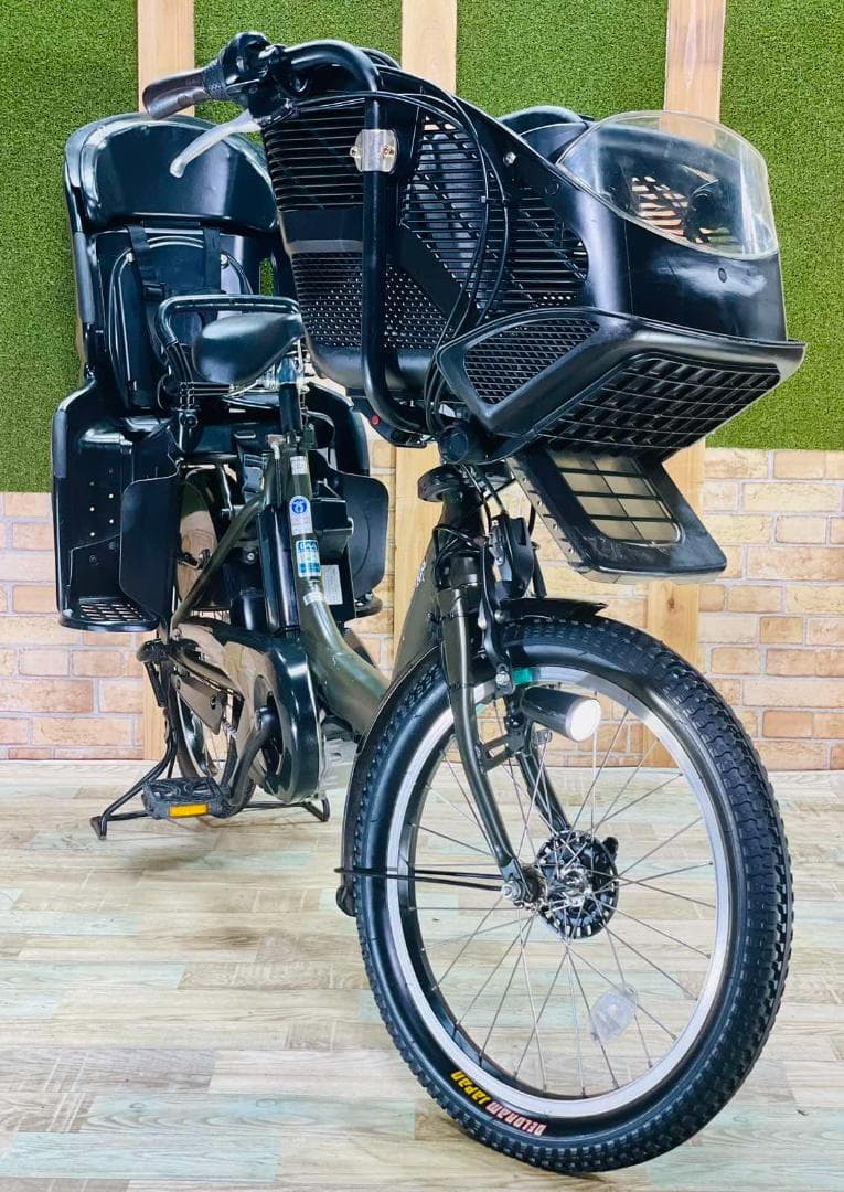 週末限定 ヤマハ グリーン系 大容量 子供乗せ電動アシスト自転車 ZH2785